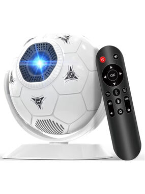 2026 Football-Themed Mini Projector Portable Projector with WiFi and Bluetooth